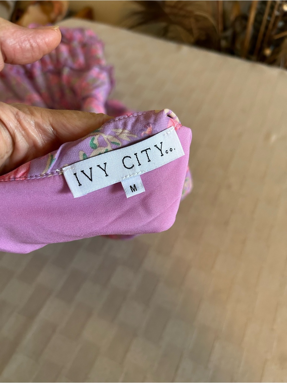Ivy City Co Lydia Midi Tiered Dress in Pink Floral - Picture 10 of 14